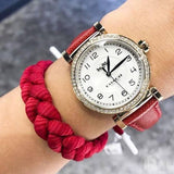 Coach Madison White Dial Red Leather Strap Watch for Women - 14502407 Buy Now By Coach