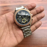 Fossil Machine Blue Dial Two Tone Steel Strap Watch for Men - FS5037 Buy Now By Fossil