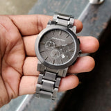 Burberry The City Grey Dial Gunmetal Grey Steel Strap Watch for Men - BU9354 Buy Now By Burberry