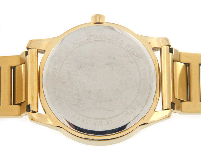 Michael Kors Hartman Analog Quartz Black Dial Gold Steel Strap Watch For Women - MK3647 Buy Now By Michael Kors