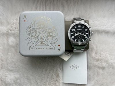 Fossil Brox Multifunction Black Dial Silver Steel Strap Watch for Women - BQ2797 Buy Now By Fossil