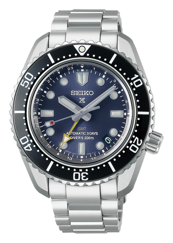 Seiko Prospex Diver Scuba Automatic Blue Dial Silver Steel Strap Watch for Men - SBEJ021 Buy Now By Seiko