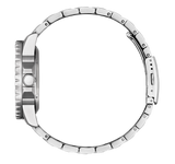 Citizen Mechanical Automatic Orange Dial Silver Steel Strap Watch for Men - NJ0128-80X