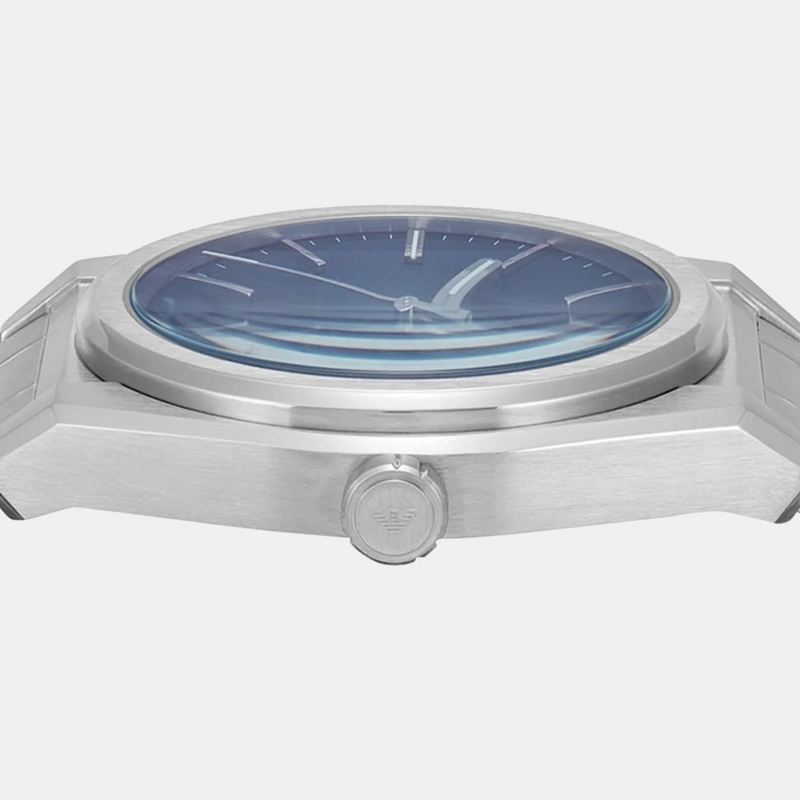 Emporio Armani Frederico Analog Blue Dial Silver Steel Strap Watch for Men - AR11620 Buy Now By Emporio Armani