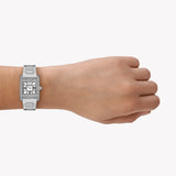 Emporio Armani Genni Analog Mother of Pearl Dial Silver Steel Strap Watch for Women - AR11662 Buy Now By Emporio Armani