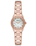 Emporio Armani Mia Mother of Pearl Dial Rose Gold Steel Strap Watch for Women - AR11671