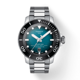 Tissot Seastar 2000 Professional Powermatic 80 Blue Dial Silver Steel Strap Watch for Men - T120.607.11.041.00