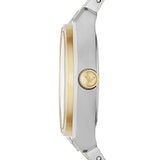 Emporio Armani Federica Mother of Pearl Dial Two Tone Steel Strap Watch for Women - AR11559