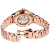 Emporio Armani Mia Meccanico Mother of Pearl Dial Rose Gold Steel Strap Watch for Women - AR60072