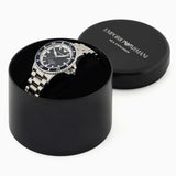 Emporio Armani Sea Explorer Blue Dial Silver Steel Strap Watch for Men - AR60079