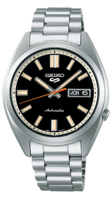 Seiko 5 Sports SNXS Series Automatic Black Dial Silver Steel Strap Watch for Men - SRPK89K1 Buy Now By Seiko