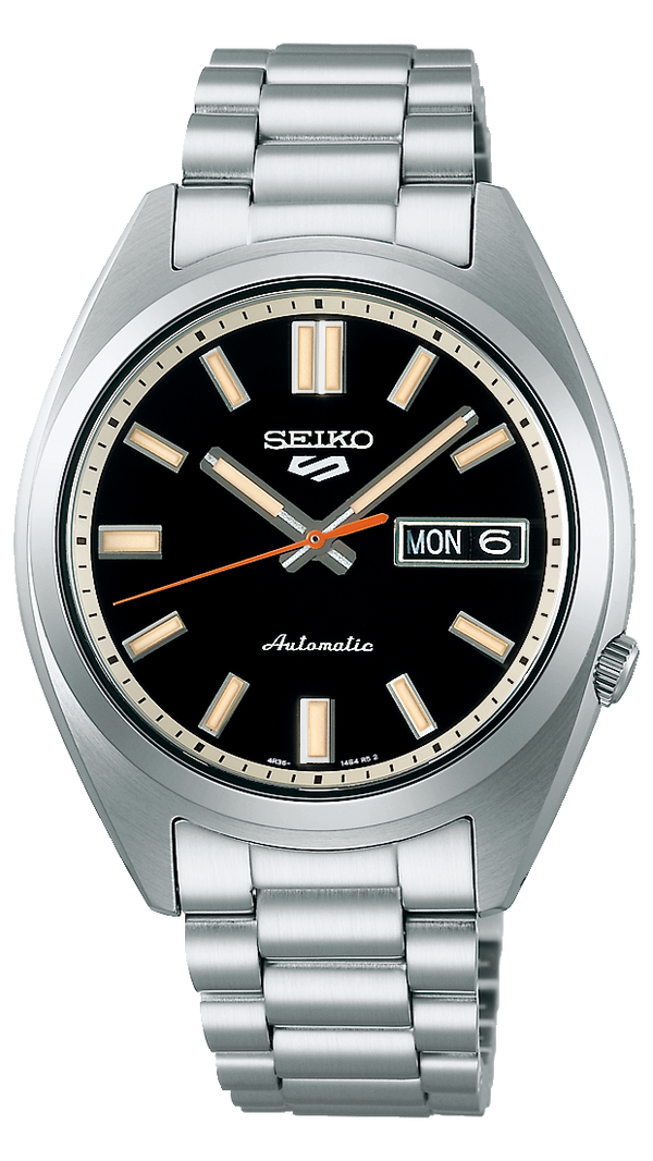 Seiko 5 Sports SNXS Series Automatic Black Dial Silver Steel Strap Watch for Men - SRPK89K1 Buy Now By Seiko
