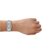 Emporio Armani Genni Analog Mother of Pearl Dial Silver Steel Strap Watch for Women - AR11662 Buy Now By Emporio Armani