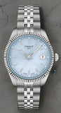 Tissot Ballade Quartz Blue Dial Silver Steel Strap Watch for Women - T156.210.11.351.00