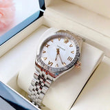 Versace Hellenyium Quartz Silver Dial Silver Steel Strap Watch for Women - VE2S00322