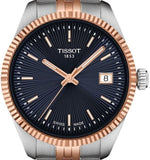 Tissot Ballade Quartz Blue Dial Two Tone Steel Strap Watch for Women - T156.210.22.041.00