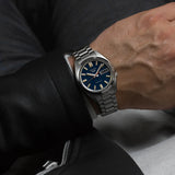 Seiko 5 Sports SNXS Automatic Blue Dial Silver Steel Strap Watch for Men - SRPK87K1 Buy Now By Seiko