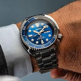 Seiko Prospex Save The Ocean Diver's Automatic Blue Dial Silver Steel Strap Watch for Men - SRPD21J1 Buy Now By Seiko