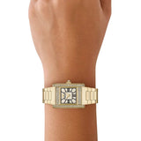 Emporio Armani Genni Crystals Gold Dial Gold Steel Strap Watch for Women - AR11663 Buy Now By Emporio Armani