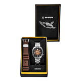 Seiko Prospex US Special Edition King Turtle Automatic Brown Dial Silver Steel Strap Watch for Men - SRPH55 Buy Now By Seiko