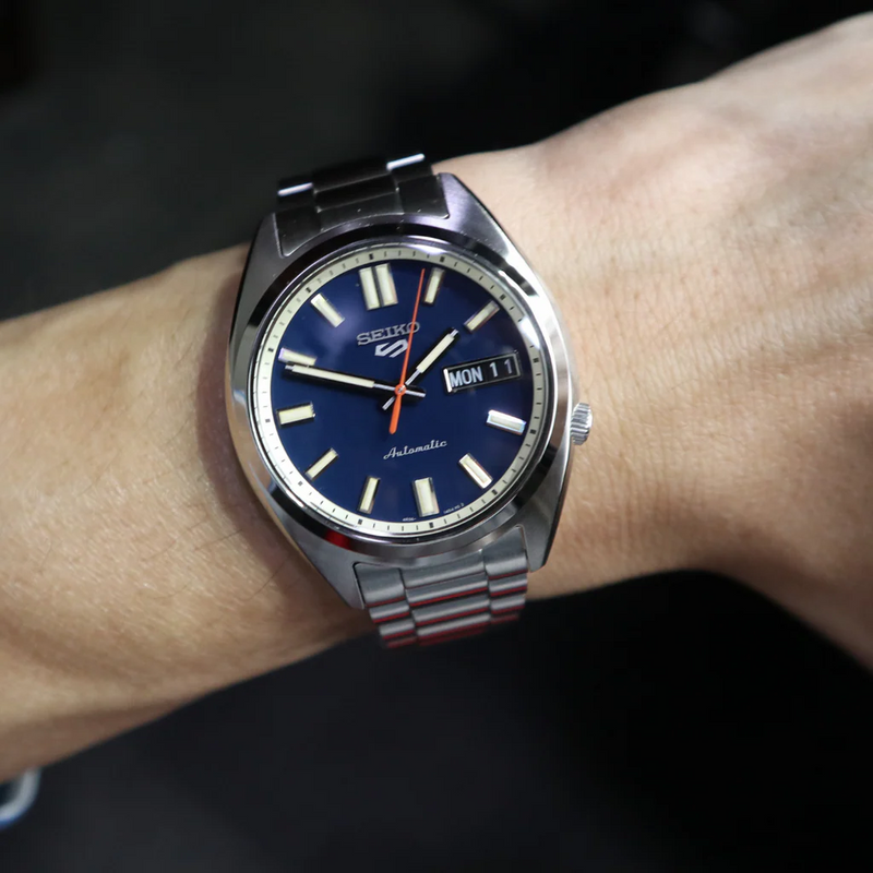 Seiko 5 Sports SNXS Automatic Blue Dial Silver Steel Strap Watch for Men - SRPK87K1 Buy Now By Seiko