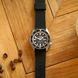 Seiko 5 Sports SKX Automatic Black Dial Black Silicone Strap Watch for Men - SRPD73K2