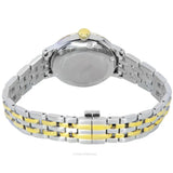 Seiko Presage Cocktail Time Automatic Diamonds White Dial Two Tone Steel Strap Watch for Women - SRE010J1