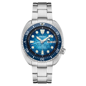 Seiko Prospex US Special Edition Automatic Blue Dial Silver Steel Strap Watch for Men - SRPH59