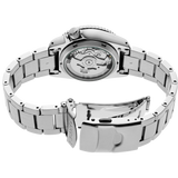 Seiko 5 Sports SKX Street Stonewash Black Dial Silver Steel Strap Watch for Men - SRPL79K1