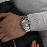 Seiko 5 Sports SNXS Series Automatic Beige Dial Silver Steel Strap Watch for Men - SRPK91K1 Buy Now By Seiko