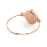 Tory Burch Riva Rose Gold Dial Rose Gold Steel Strap Watch for Women - TBW4037