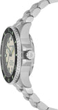 Emporio Armani Sea Explorer Yellow Dial Silver Steel Strap Watch for Men - AR60083