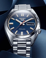 Seiko 5 Sports SNXS Automatic Blue Dial Silver Steel Strap Watch for Men - SRPK87K1 Buy Now By Seiko