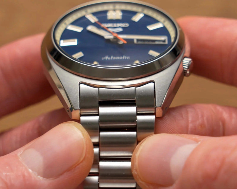Seiko 5 Sports SNXS Automatic Blue Dial Silver Steel Strap Watch for Men - SRPK87K1 Buy Now By Seiko