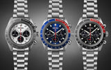 Seiko Prospex Speedtimer Solar Chronograph Blue Dial Silver Steel Strap Watch for Men - SSC913 Buy Now By Seiko