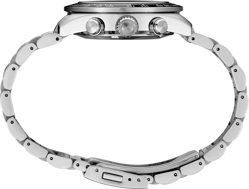 Seiko Prospex Speedtimer Solar Chronograph Silver Dial Silver Steel Strap Watch for Men - SSC911 Buy Now By Seiko
