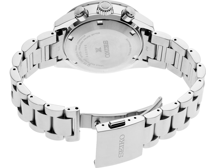 Seiko Prospex Speedtimer Solar Chronograph Blue Dial Silver Steel Strap Watch for Men - SSC913 Buy Now By Seiko