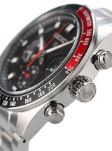 Seiko Prospex Speedtimer Solar Chronograph Black Dial Silver Steel Strap Watch for Men - SSC915 Buy Now By Seiko