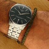 Tissot Chemin des Tourelles Powermatic 80 Green Dial Silver Steel Strap Watch for Men - T139.407.11.091.00