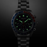 Seiko Prospex Speedtimer Solar Chronograph Blue Dial Silver Steel Strap Watch for Men - SSC913 Buy Now By Seiko