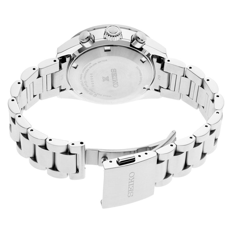 Seiko Prospex Speedtimer Solar Chronograph Yellow Dial Silver Steel Strap Watch for Men - SSC929 Buy Now By Seiko