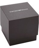 Emporio Armani Mia Moonphase Blue Dial Blue Leather Strap Watch for Women - AR11629