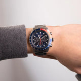 Seiko Prospex Speedtimer Solar Chronograph Blue Dial Silver Steel Strap Watch for Men - SSC913 Buy Now By Seiko