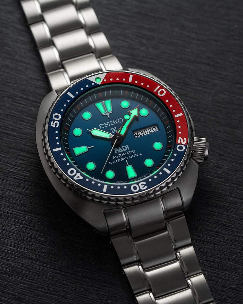 Seiko Prospex PADI Special Edition Automatic Blue Dial Silver Steel Strap Watch for Men - SRPE99 Buy Now By Seiko