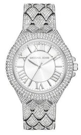Michael Kors Camille Three-Hand Crystals Silver Dial Silver Steel Strap Watch for Women - MK4803 Buy Now By Michael Kors