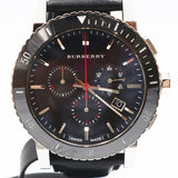 Burberry The City Black Dial Black Leather Strap Watch for Men - BU9382 Buy Now By Burberry