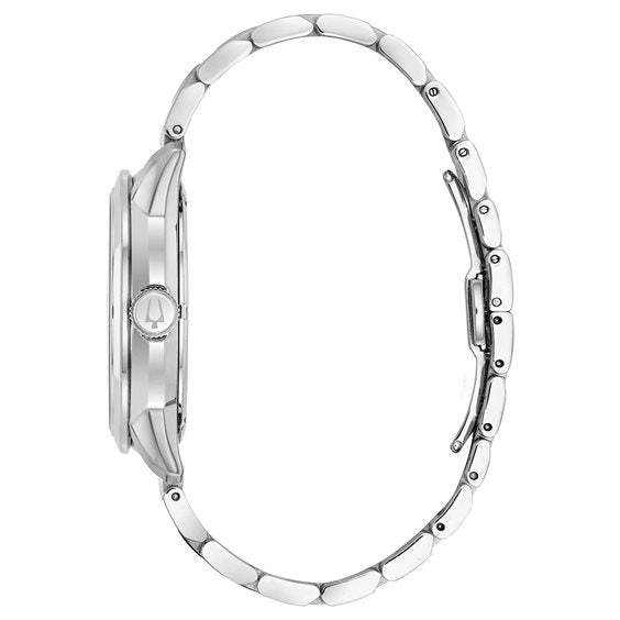 Bulova BVA Series Dual Aperture Silver Dial Silver Steel Strap Watch for Men - 96A118 Buy Now By Bulova