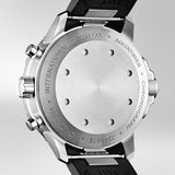 Shop IWC Aquatimer Chronograph White Dial Black Rubber Strap Watch for Men - IW376801 in USA