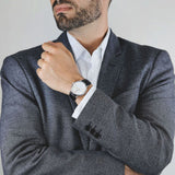 Shop IWC Portofino Automatic White Dial Black Leather Strap Watch for Men - IW356517 in USA