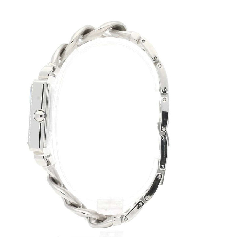 Shop Guess Vanity Diamonds White Dial Silver Steel Strap Watch for Women - W1030L1 in USA